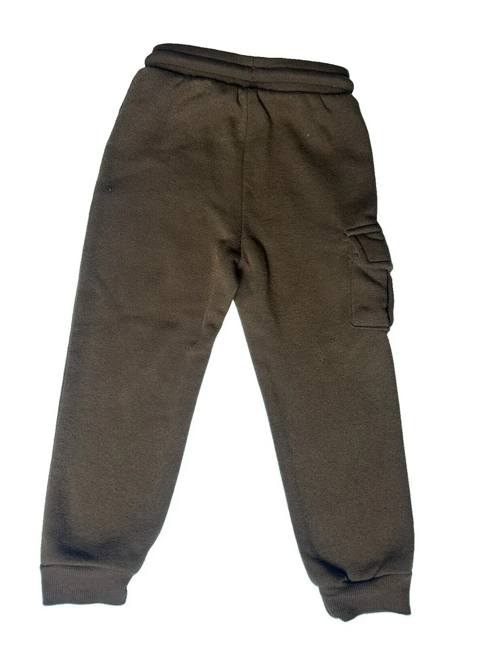 Disney Mickey & Friends Toddler Boys Brown Fleece Cargo Jogger Pants Size 3T
